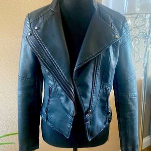 Faux Leather Jacket